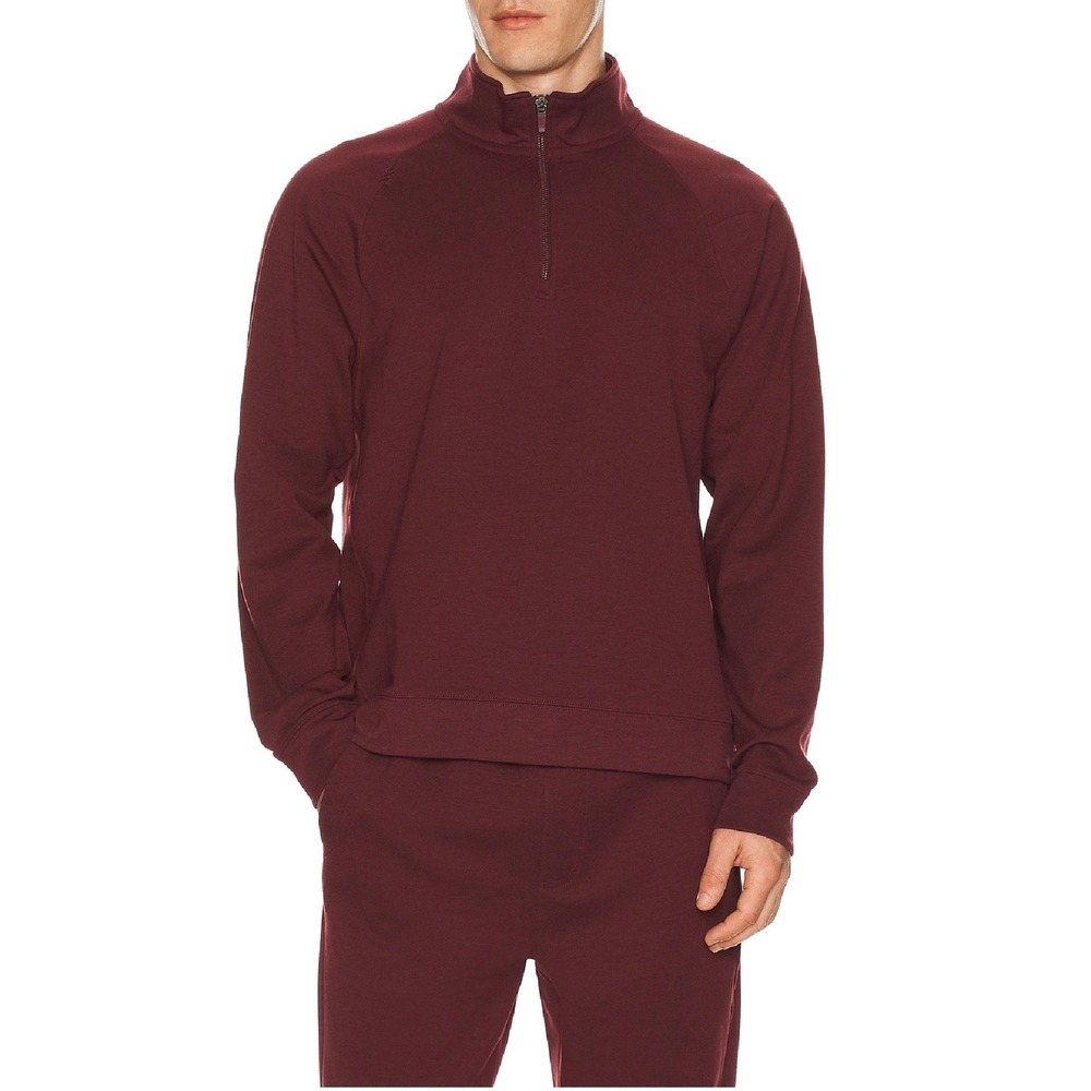 Rhone Quarter Zip Pullover Bordeaux Red Size Extra Large New With Tags